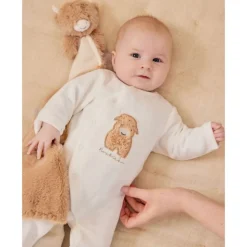 Pyjama 1 pièce blanc - fluffy en velours