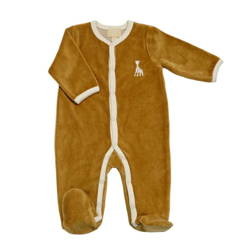 Pyjama sophie la girafe 0 mois - camel