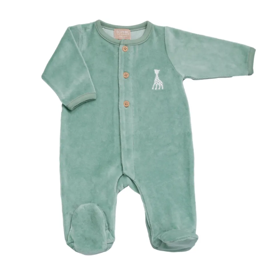 Pyjama sophie la girafe 0 mois - olive