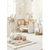Pyjama été en coton beige / imprimé feuilles & libellules - 6 mois