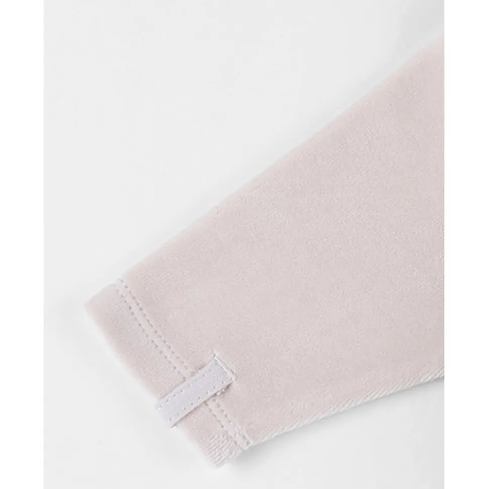 Pyjama velours beige bali 6 mois - bali, moka & snow