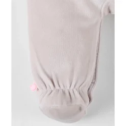 Pyjama velours beige bali 6 mois - bali, moka & snow