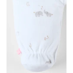 Pyjama velours 1 mois bali, moka & snow