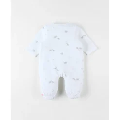 Pyjama velours 1 mois bali, moka & snow