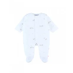 Pyjama velours naissance bali, moka & snow