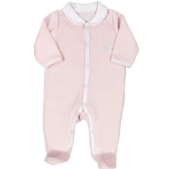 Pyjama velours sophie la girafe 1 mois rose
