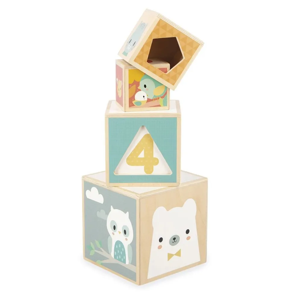 Pyramide à empiler 6 cubes pure