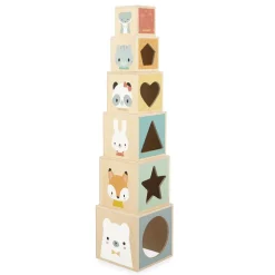 Pyramide à empiler 6 cubes pure