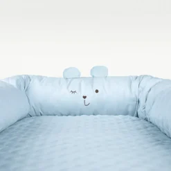 Réducteur de lit bébé ours benny bleu
