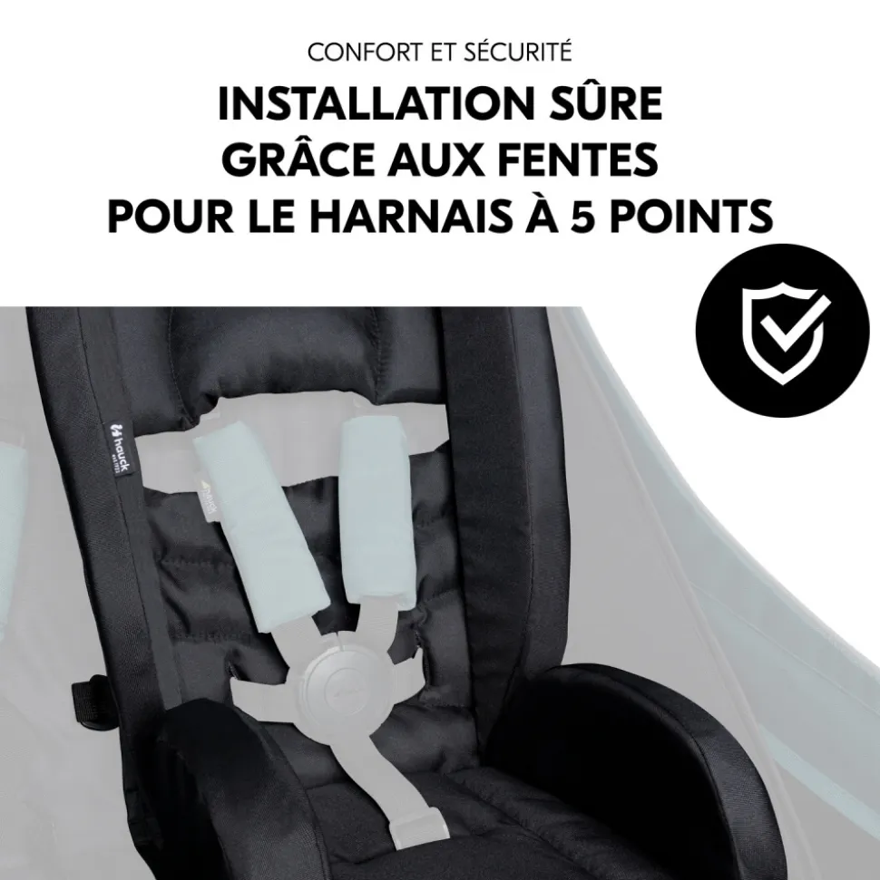 Réducteur de siège pour remorque de vélo