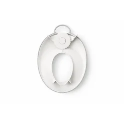 Réducteur de toilette blanc et gris