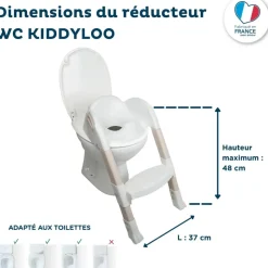 Réducteur de toilette kiddyloo noisette clair
