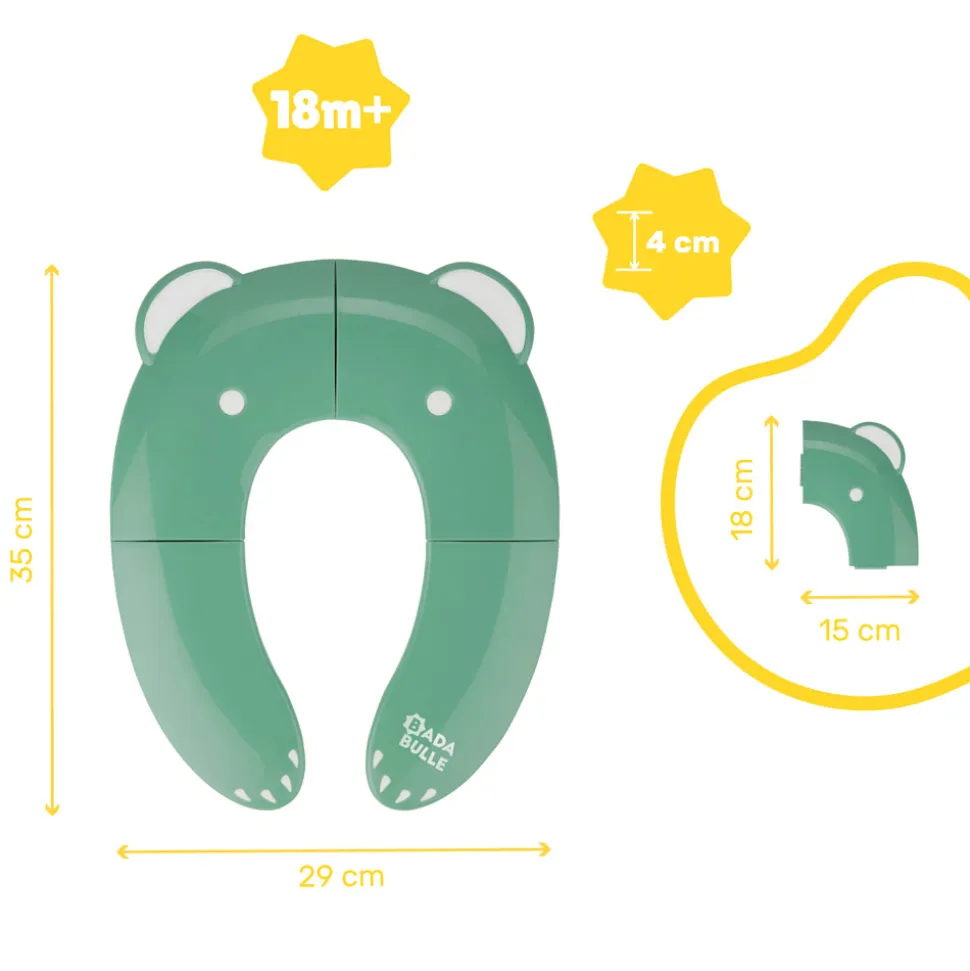 Réducteur de toilette pliable