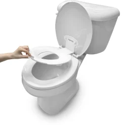 Réducteur de toilette semi-permanent flip & sit