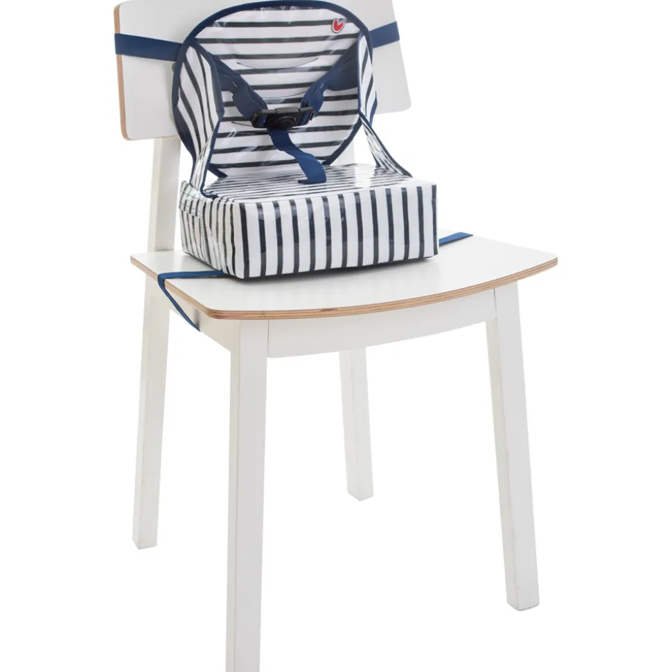 Rehausseur de chaise easy up blue stripes