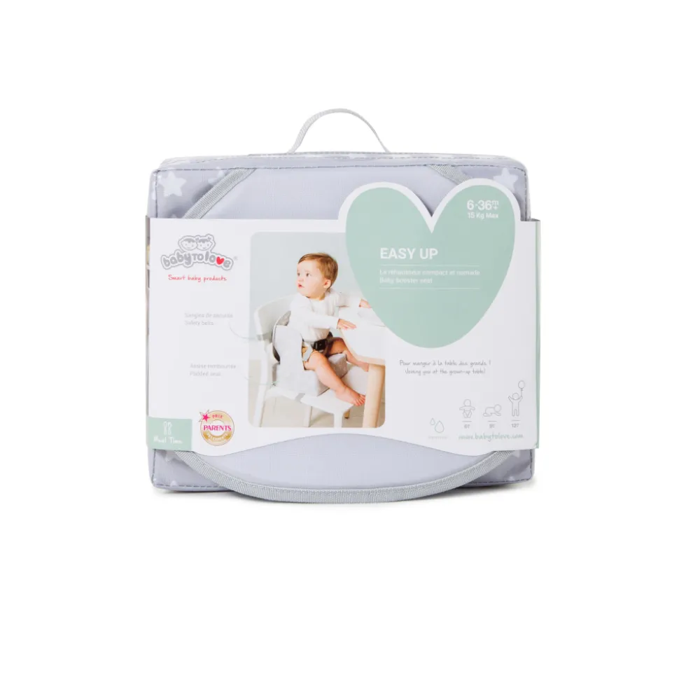 Rehausseur de chaise easy up white stars