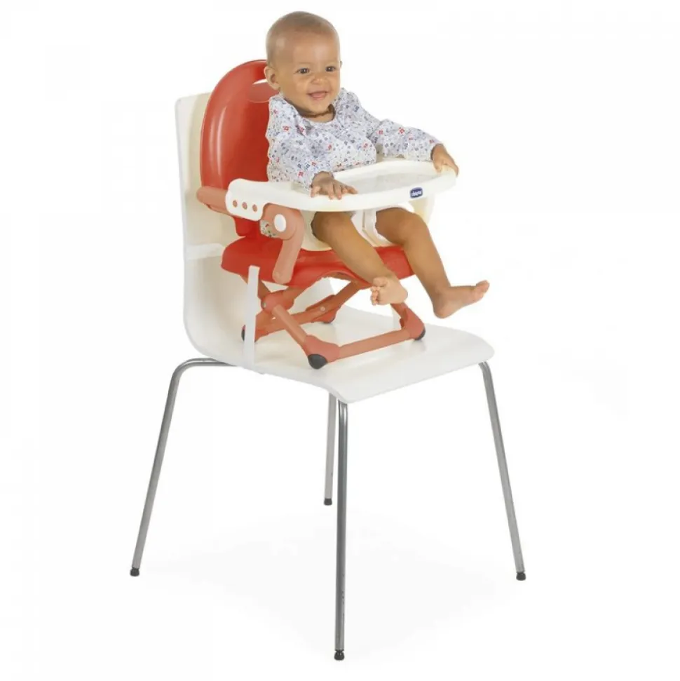 Rehausseur de chaise pocket snack poppy red