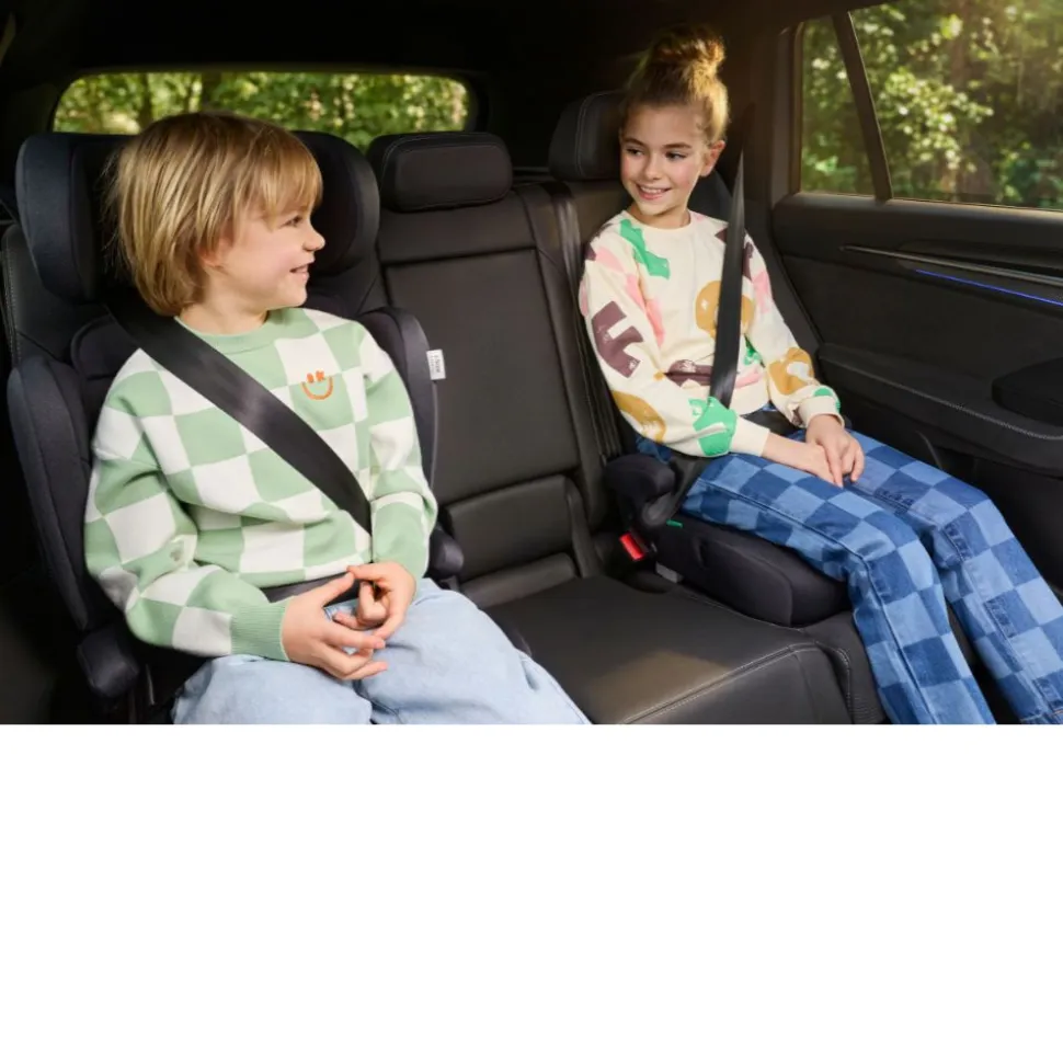 Rehausseur evo 2-in-1 i-safe tinted black
