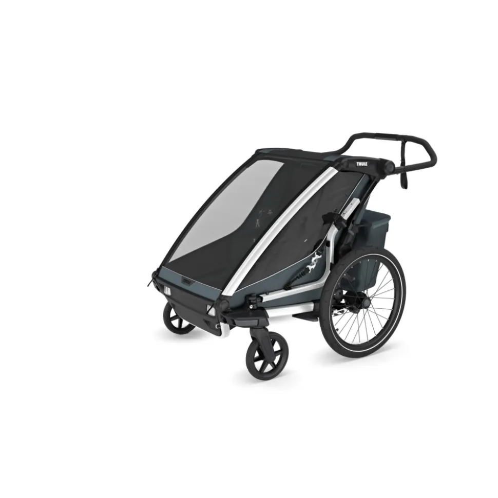 Remorque pour vélo chariot cross 2 dark slate