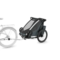Remorque pour vélo chariot cross 1 dark slate
