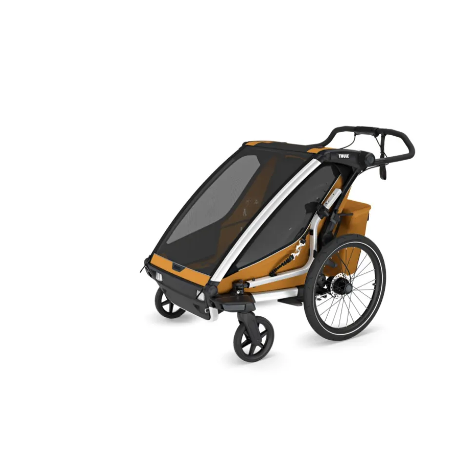 Remorque pour vélo chariot sport 2 natural gold