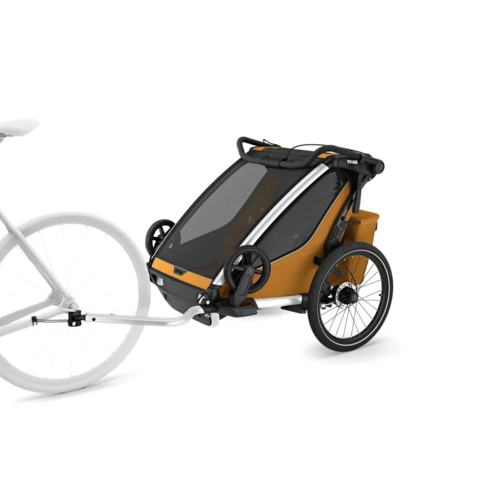 Remorque pour vélo chariot sport 2 natural gold