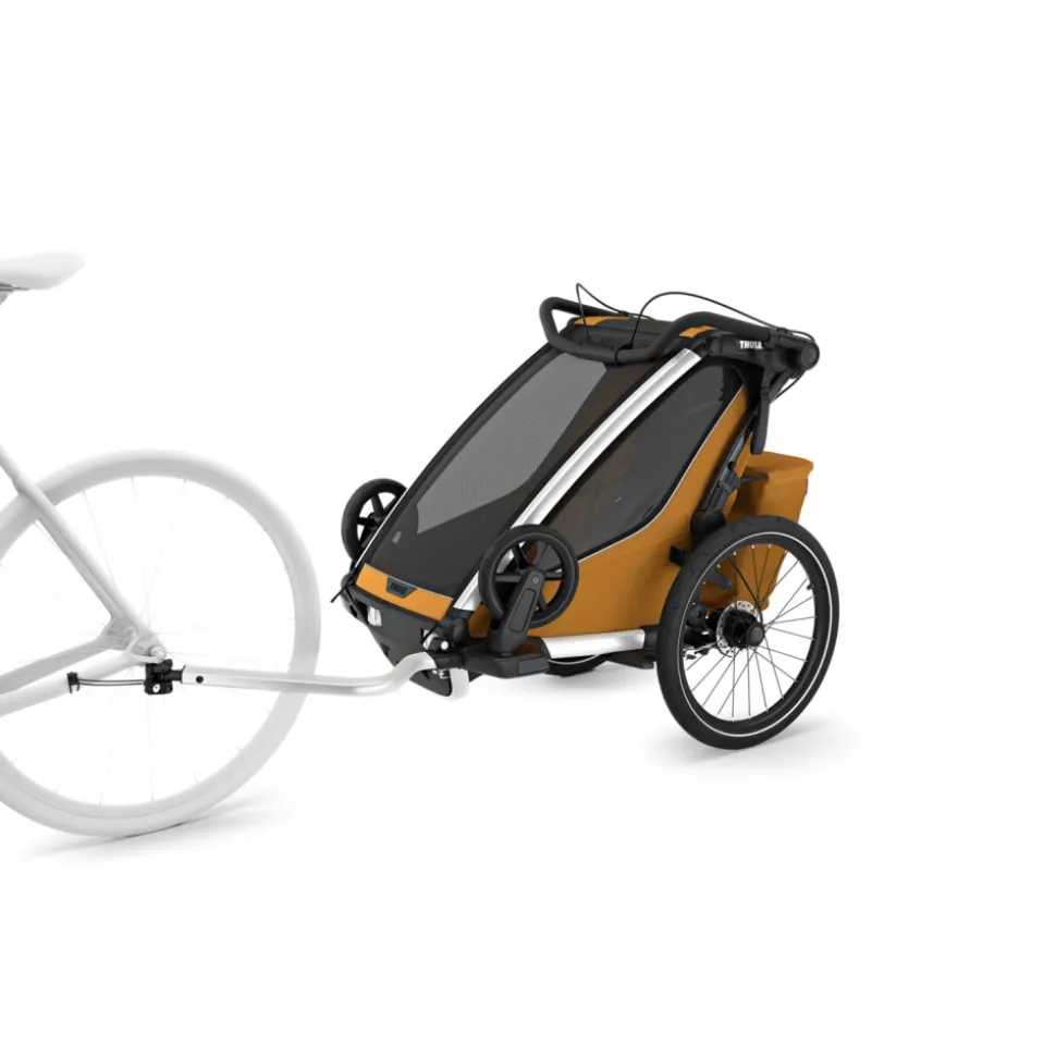 Remorque pour vélo chariot sport 1 natural gold