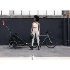 Remorque pour vélo chariot sport 2 black