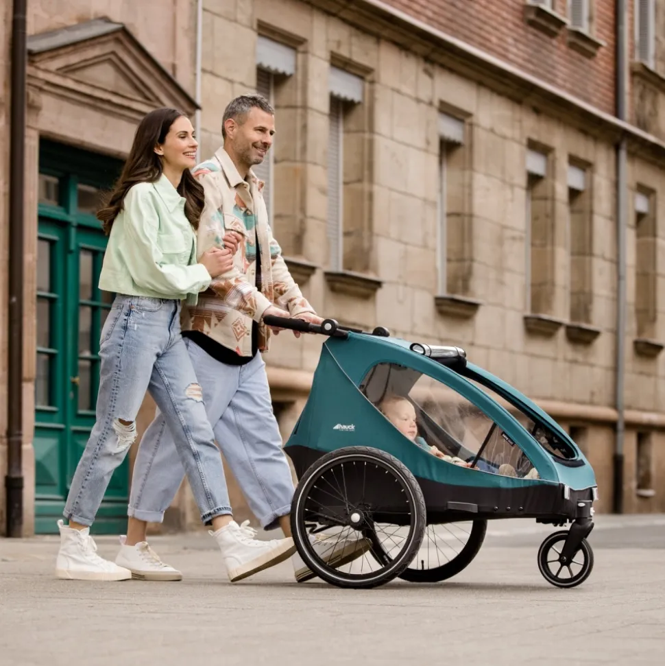 Remorque pour vélo dryk duo grey