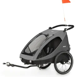 Remorque pour vélo dryk duo grey