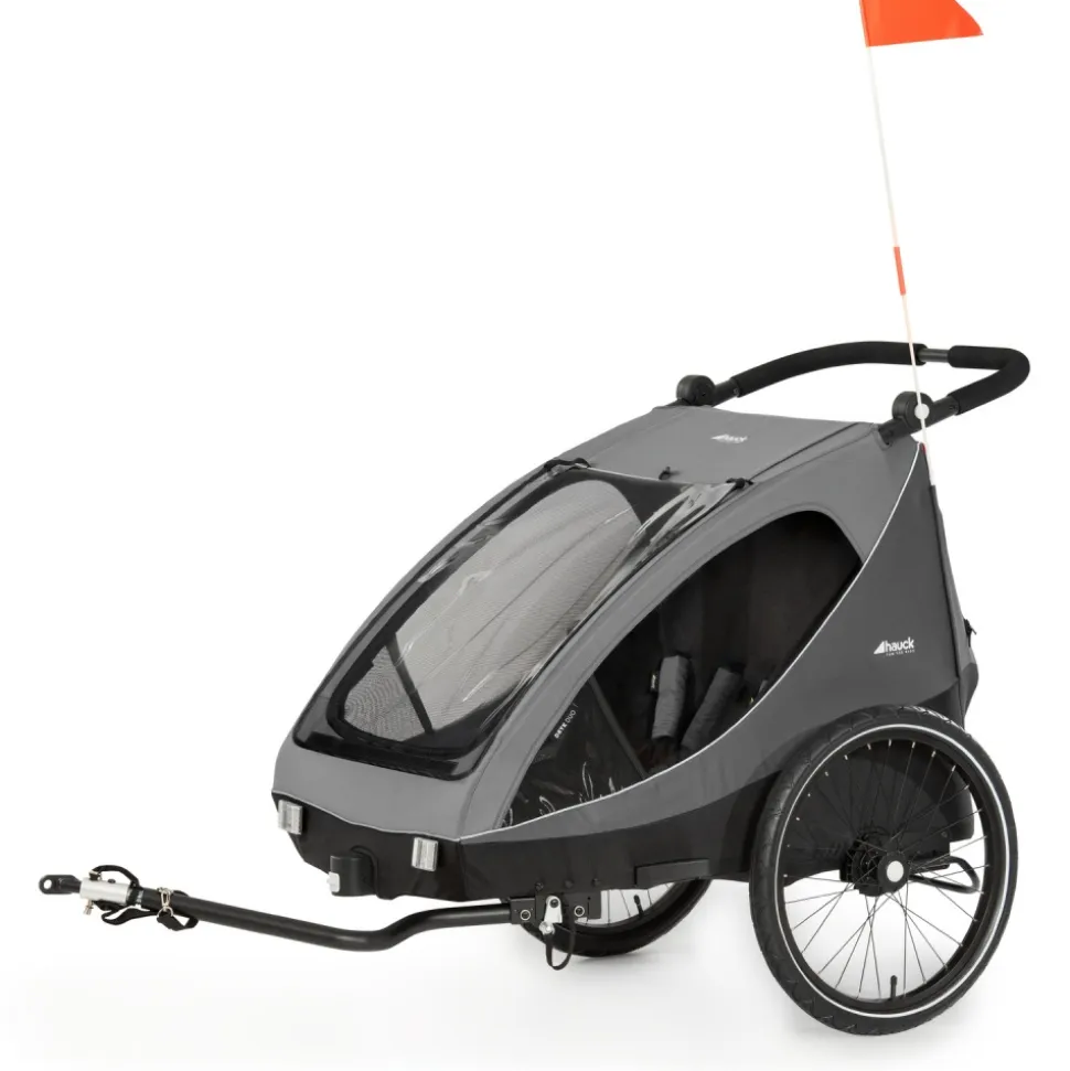Remorque pour vélo dryk duo grey