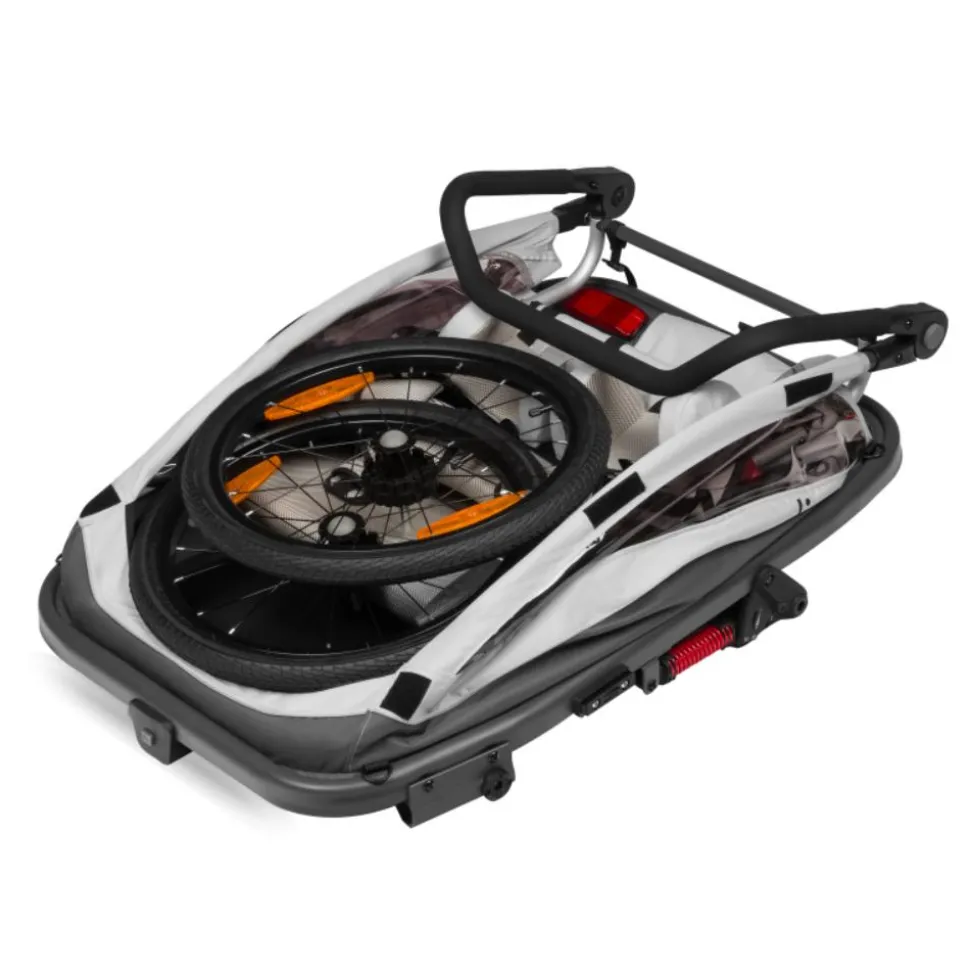 Remorque à vélo cama grey graphite