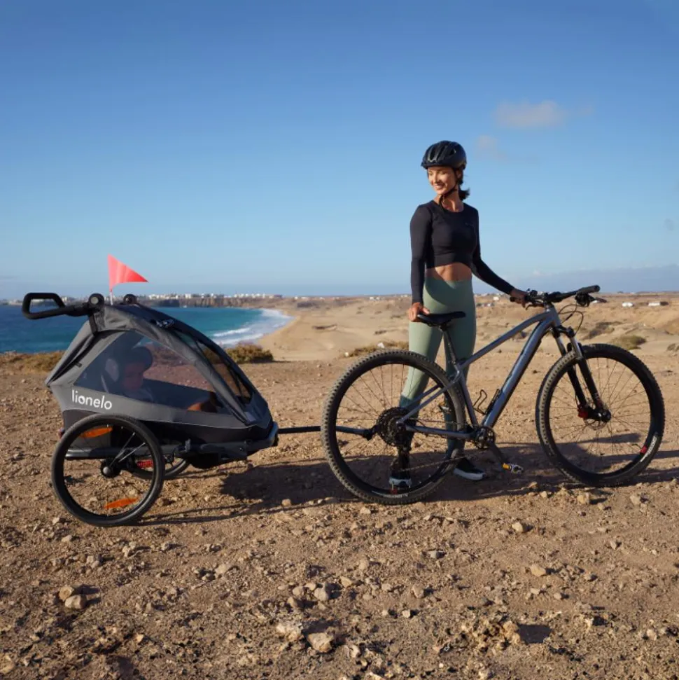 Remorque à vélo cama grey graphite