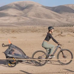 Remorque à vélo cama grey graphite