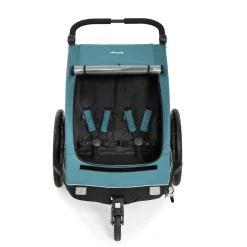 Remorque à vélo dryk duo ocean green