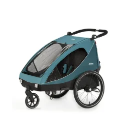 Remorque à vélo dryk duo ocean green