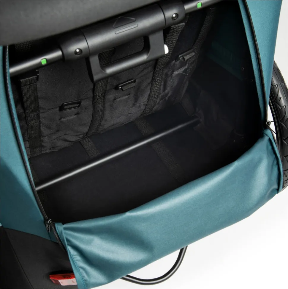 Remorque à vélo dryk duo ocean green