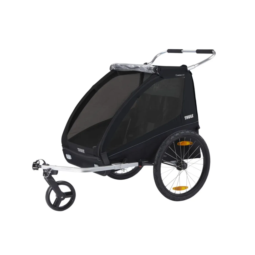 Remorque à vélo pour enfant coaster xt black