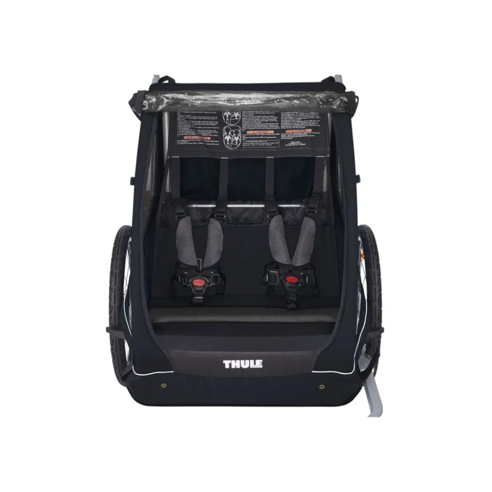 Remorque à vélo pour enfant coaster xt black