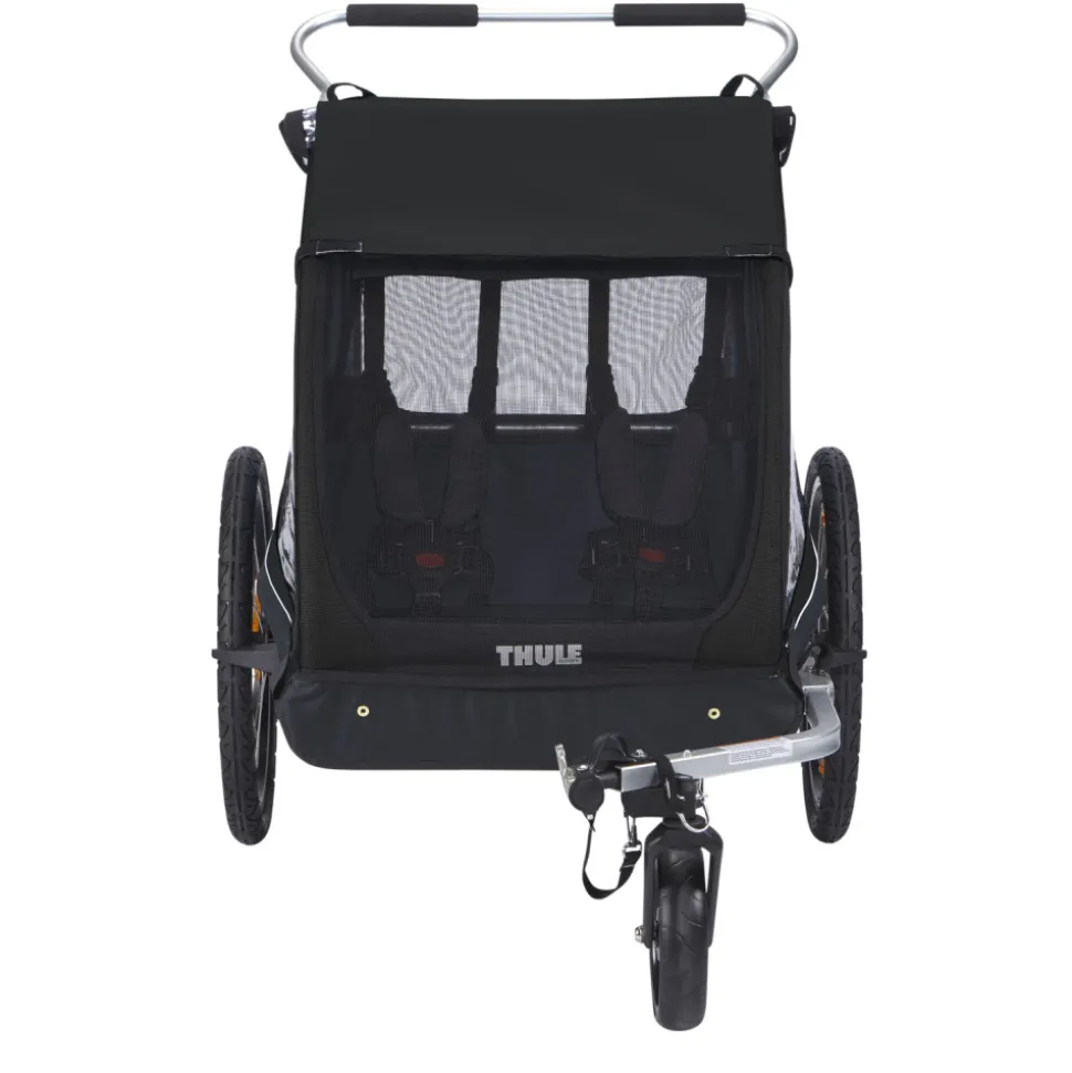 Remorque à vélo pour enfant coaster xt black