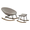 Repose pied pour fauteuil d'allaitement luxe sand grey
