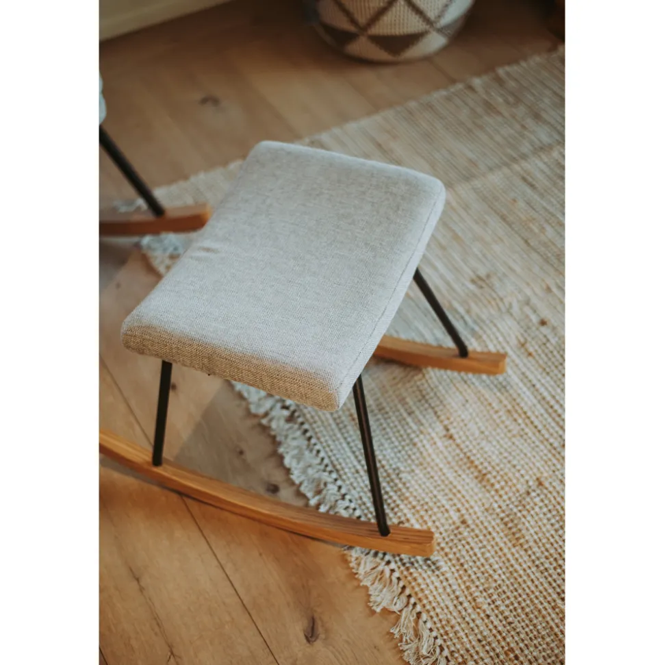 Repose pied pour fauteuil d'allaitement luxe sand grey