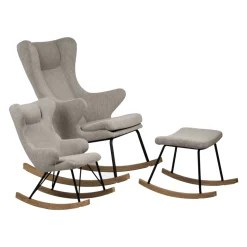 Repose pied pour fauteuil d'allaitement luxe sand grey