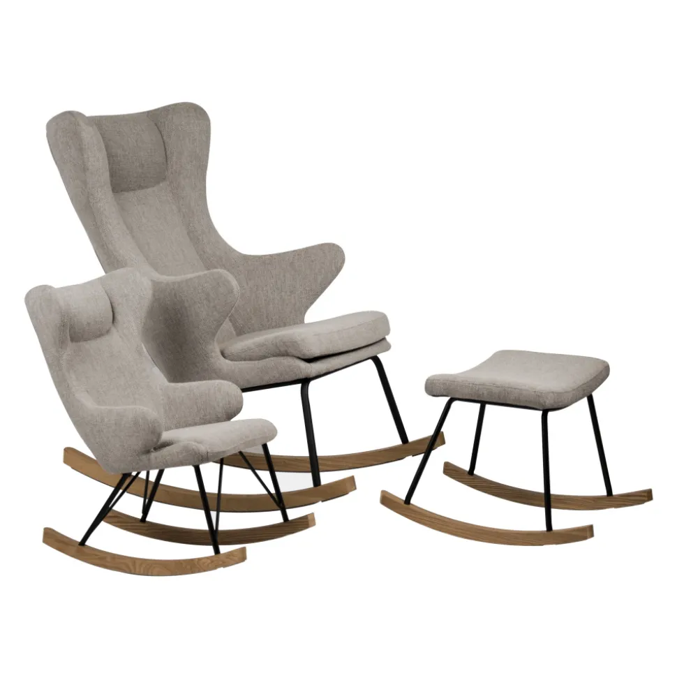 Repose pied pour fauteuil d'allaitement luxe sand grey