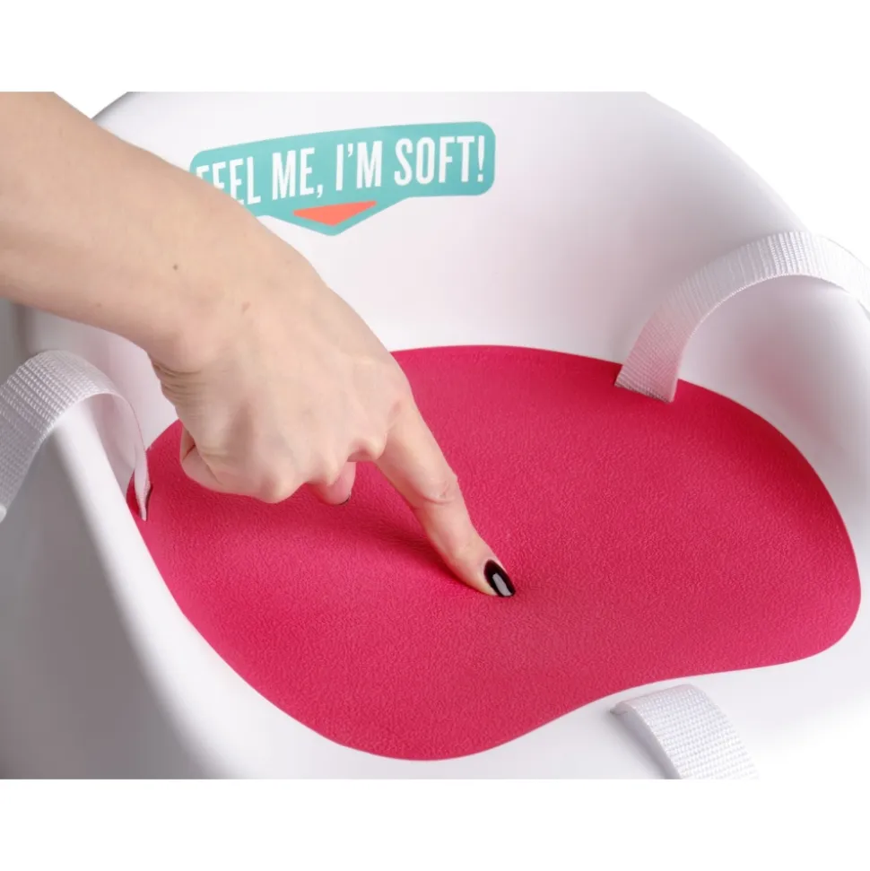 Réhausseur de chaise booster squish rose fuchsia