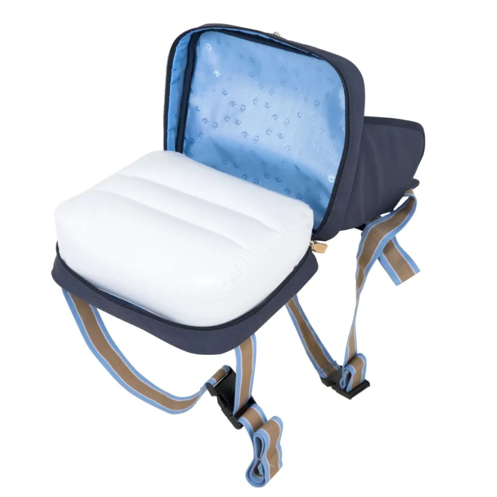 Réhausseur de chaise nomade bleu