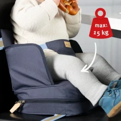Réhausseur de chaise nomade bleu