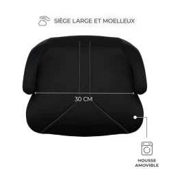 Réhausseur i-boost2 i-size noir