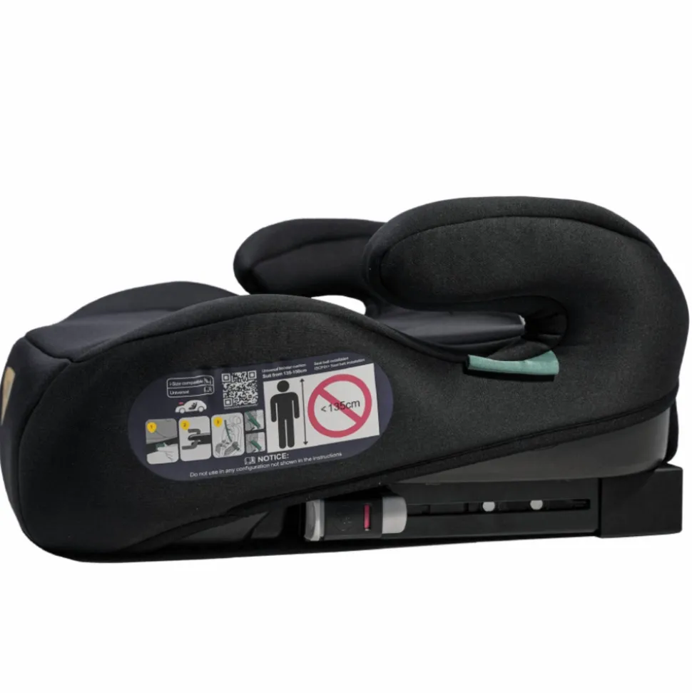 Réhausseur mate 2 isofix shell black