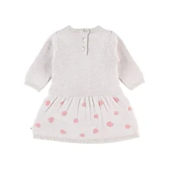 Robe girafe beige/rose 1 mois